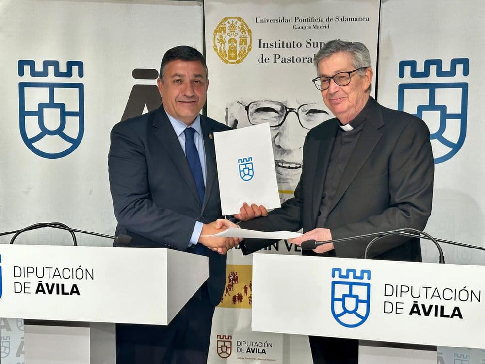 La UPSA y la Diputación de Ávila firman un convenio para la renovación de la Cátedra ‘Juan de Dios Martín Velasco’